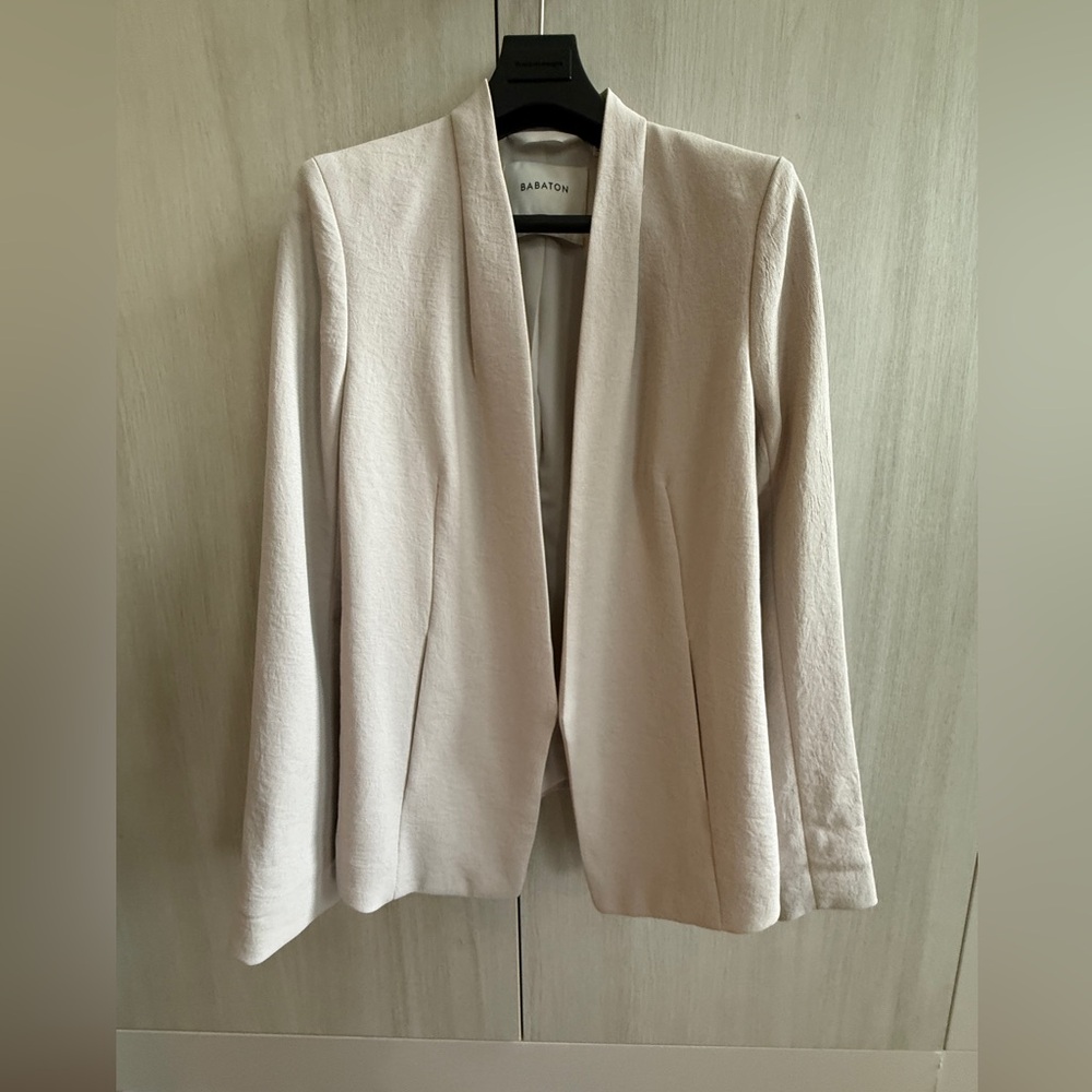 Aritzia Babaton Blazer in Japanese Crepe in Size 4